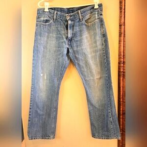 Levi's 514 slim straught Men's Blue Jeans. 36 x 30